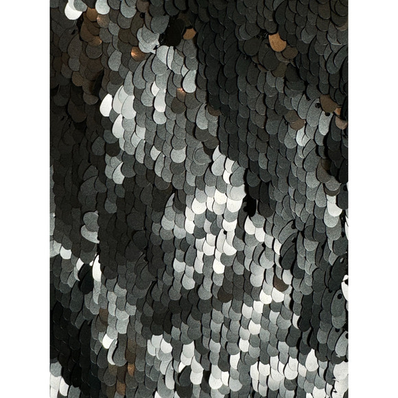 Women's Charlotte Russe Black Sequin Mini Skirt - Size Small - Fully Lined - Picture 2 of 4